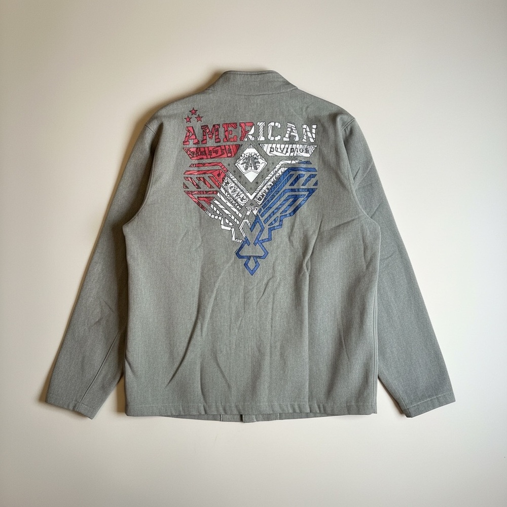 American Fighter Light Gray Performance Jacket NWT - image 2